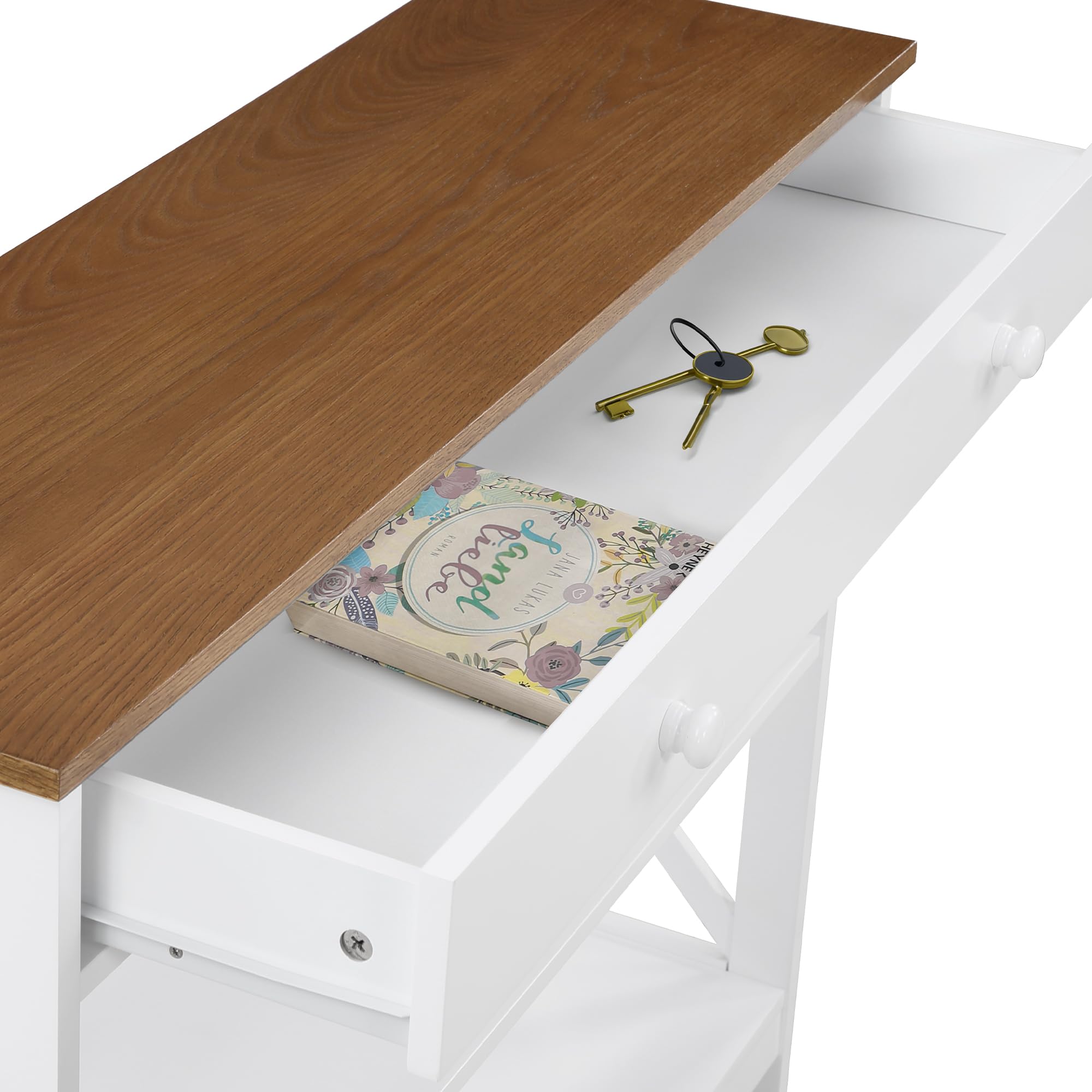 Amazon.com: Convenience Concepts Oxford 1-Drawer Console Table